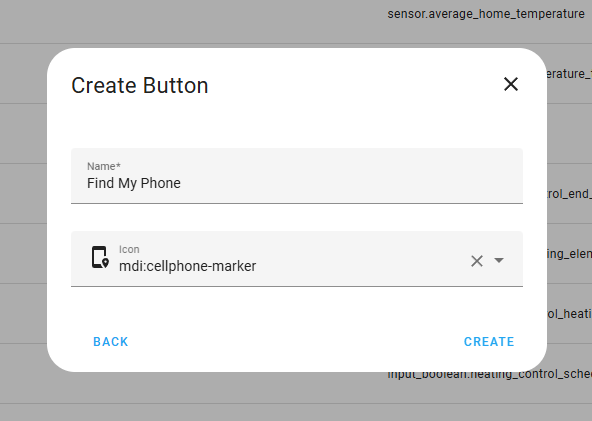 Create the find button